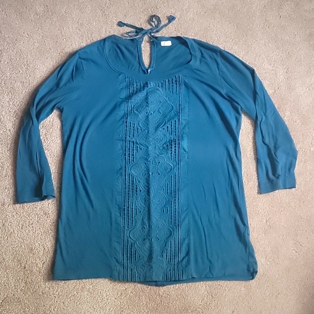 J. Crew Embroidered Top